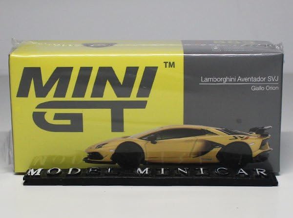 ミニカー Lamborghini Gorgeous Collection Amazon | △超希少！MINIGT 1/64 Lamborghini Aventador SVJ Giallo